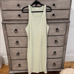 Calvin Klein Light Green Sleeveless Tank Dress